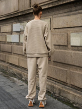 1pc Drop Shoulder Sweatshirt & 1pc Sweatpants